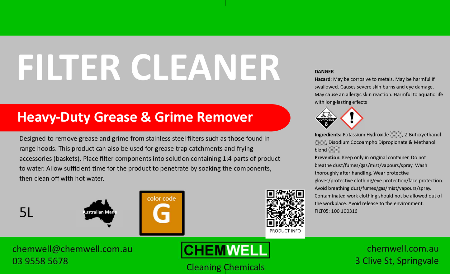 Filter Cleaner