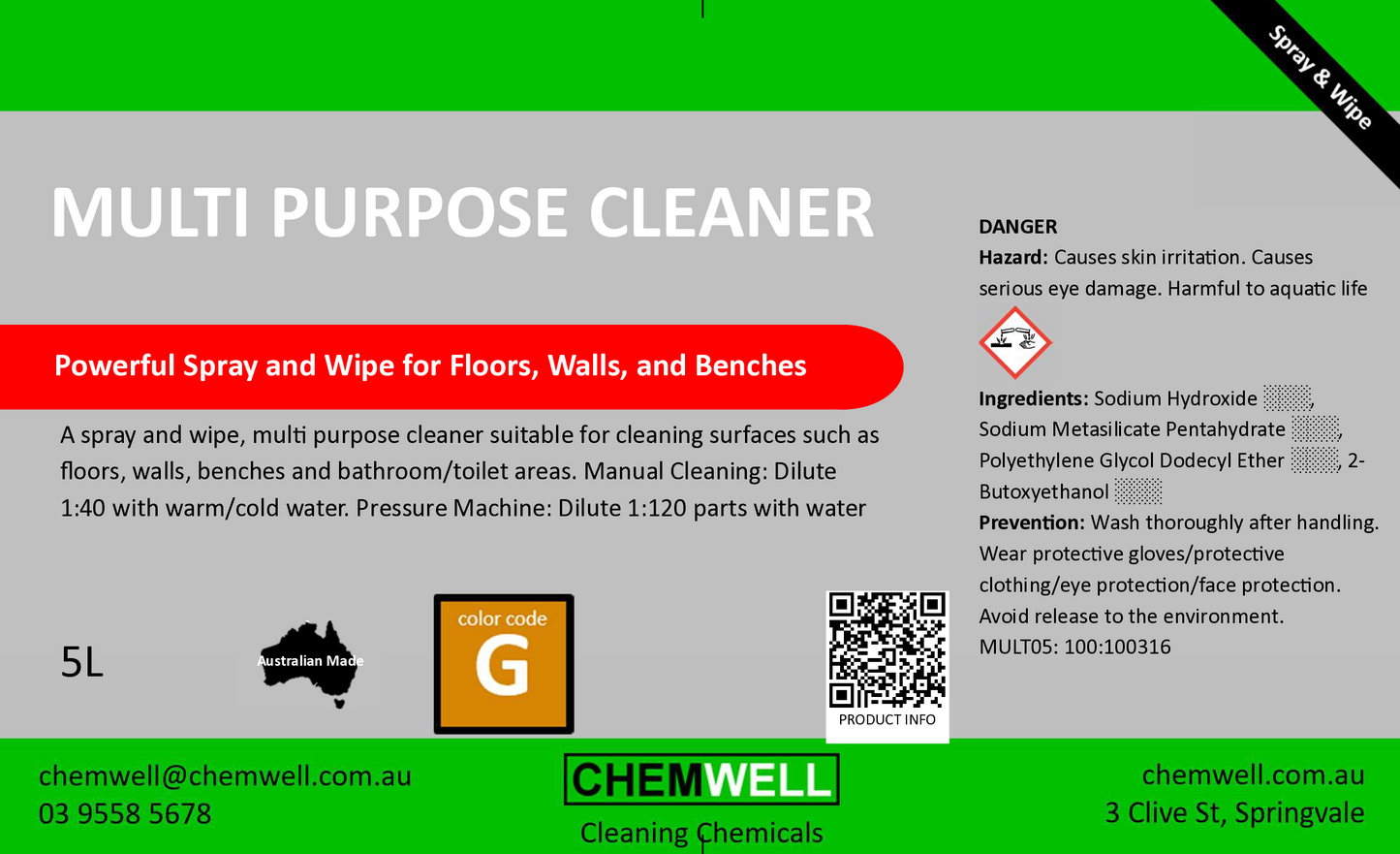 Multi Purpose Cleaner