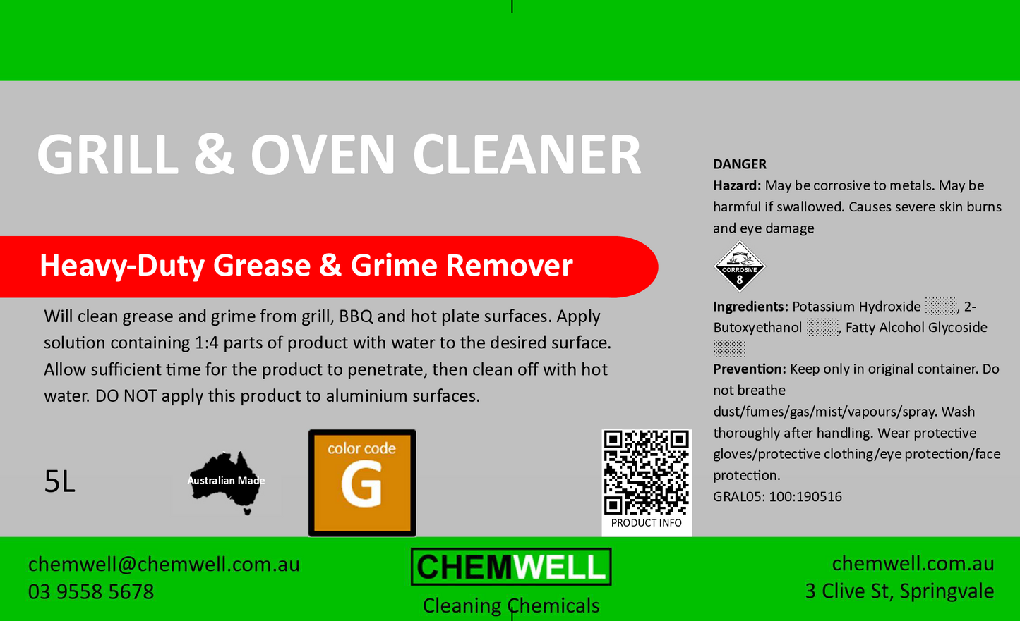 Grill & Oven Cleaner