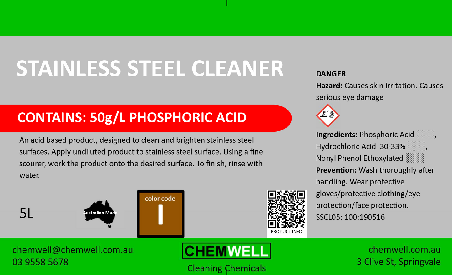Stainless Steel Cleaner
