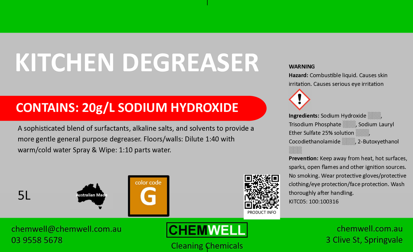 Kitchen Degreaser