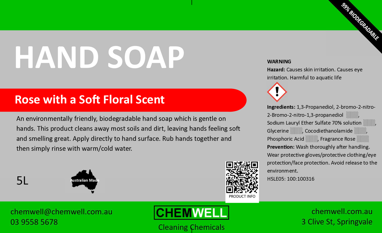Hand Soap Rose
