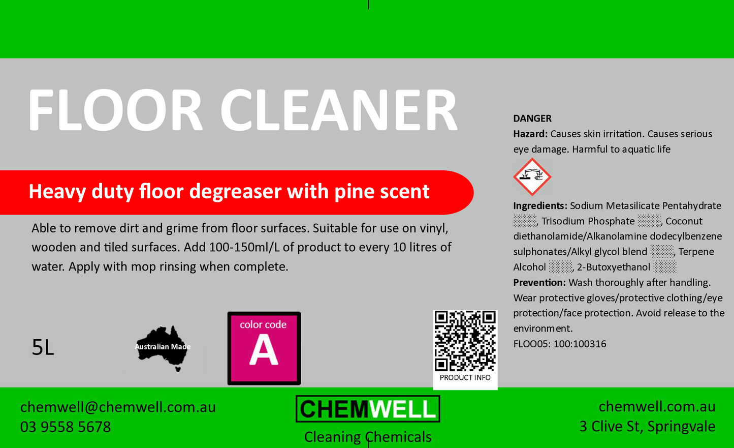 Floor Cleaner Pine