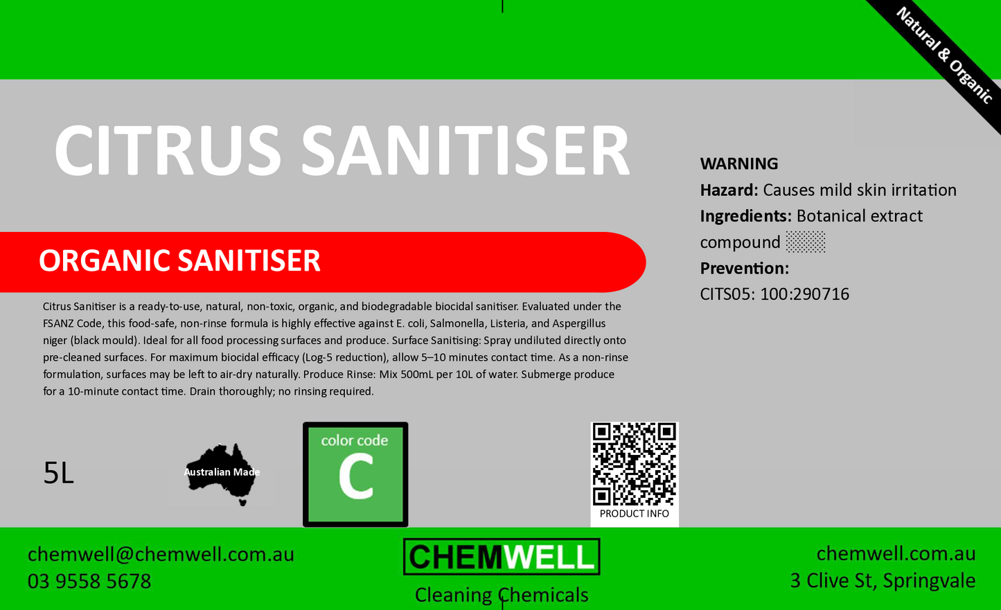 Citrus Sanitiser