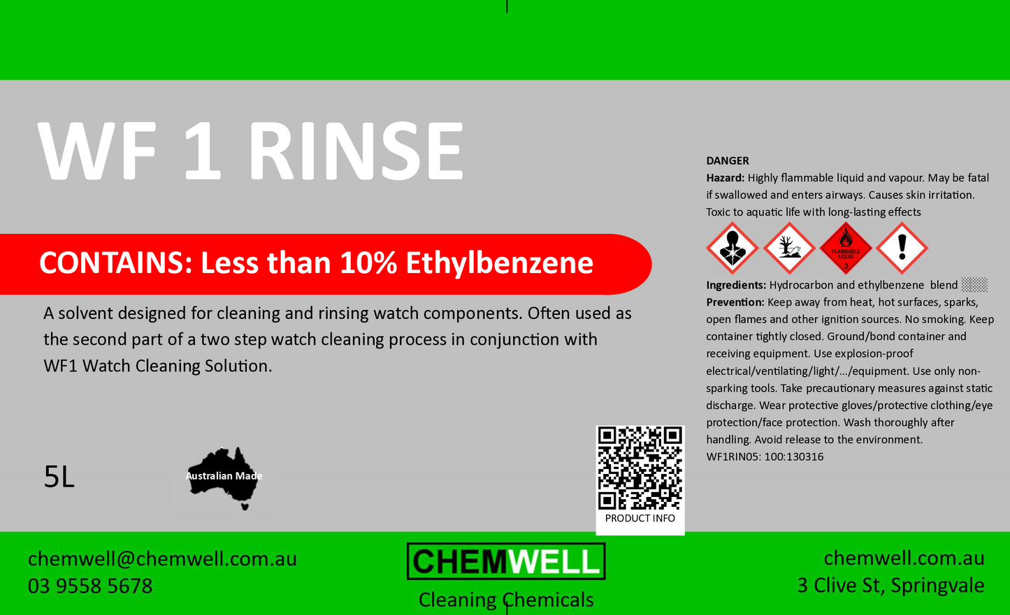 WF 1 Rinse