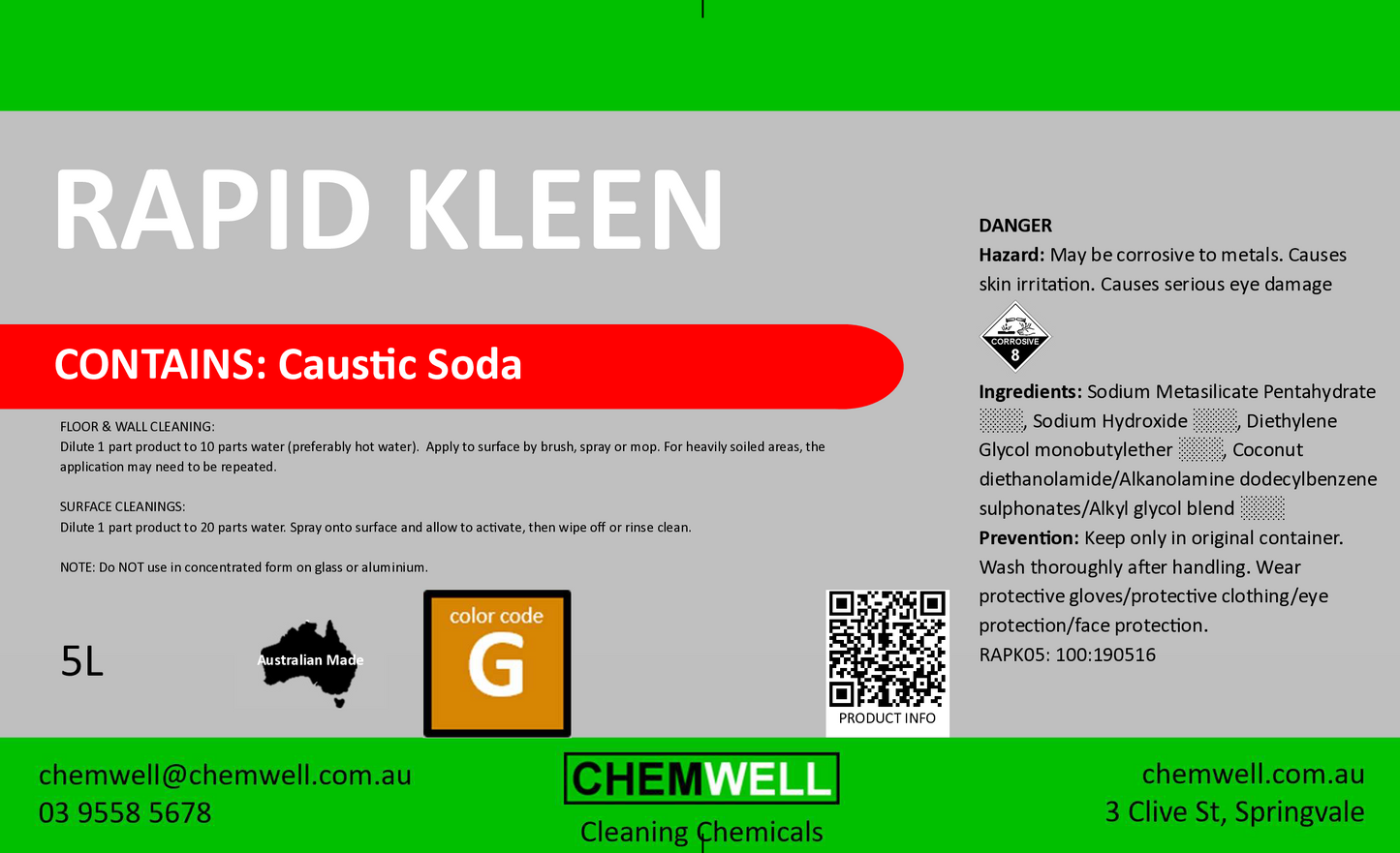 Rapid Kleen
