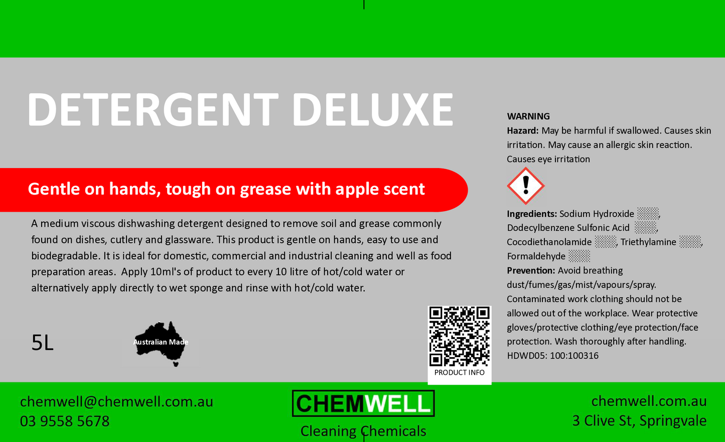 Detergent Deluxe Apple
