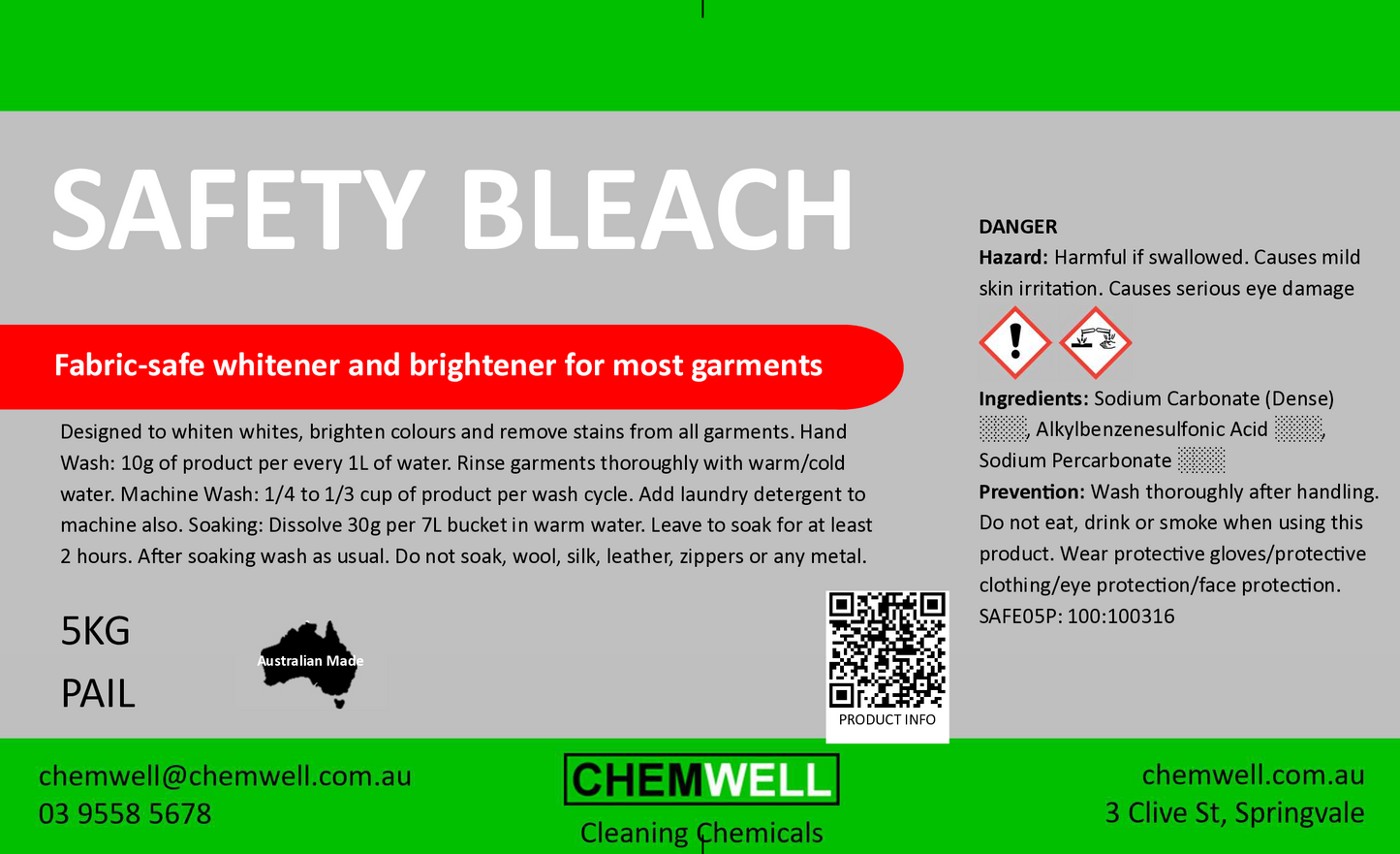Safety Bleach