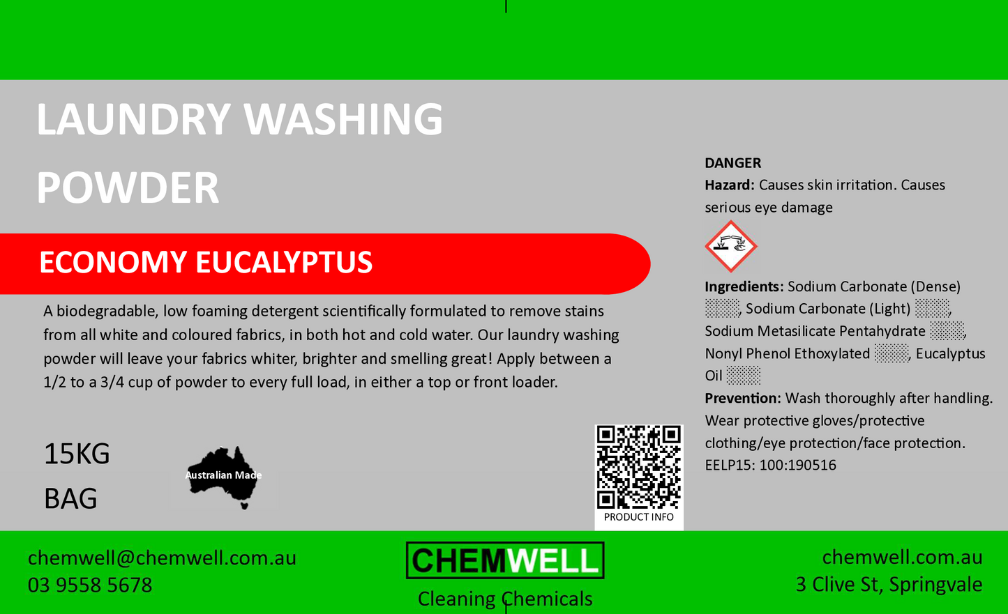 Laundry Washing Powder Economy
