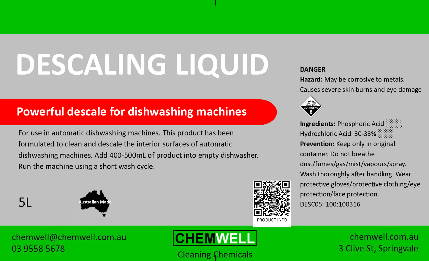 Descaling Liquid