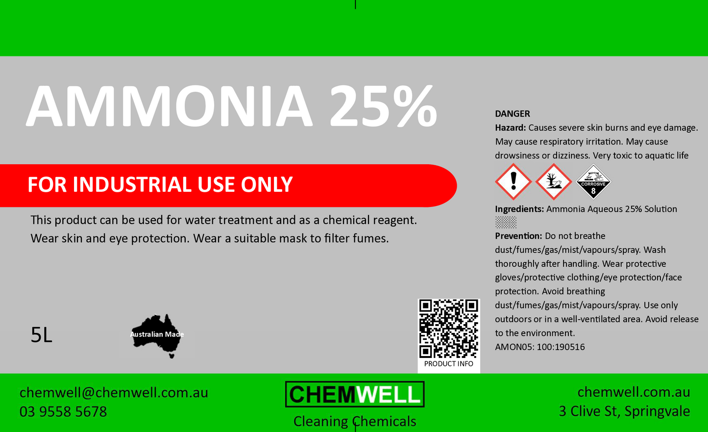 Ammonia 25%