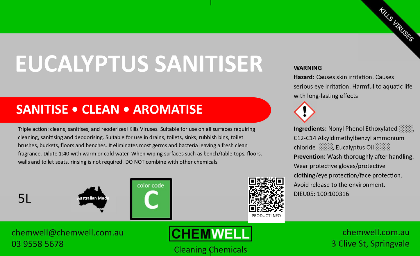 Eucalyptus Sanitiser