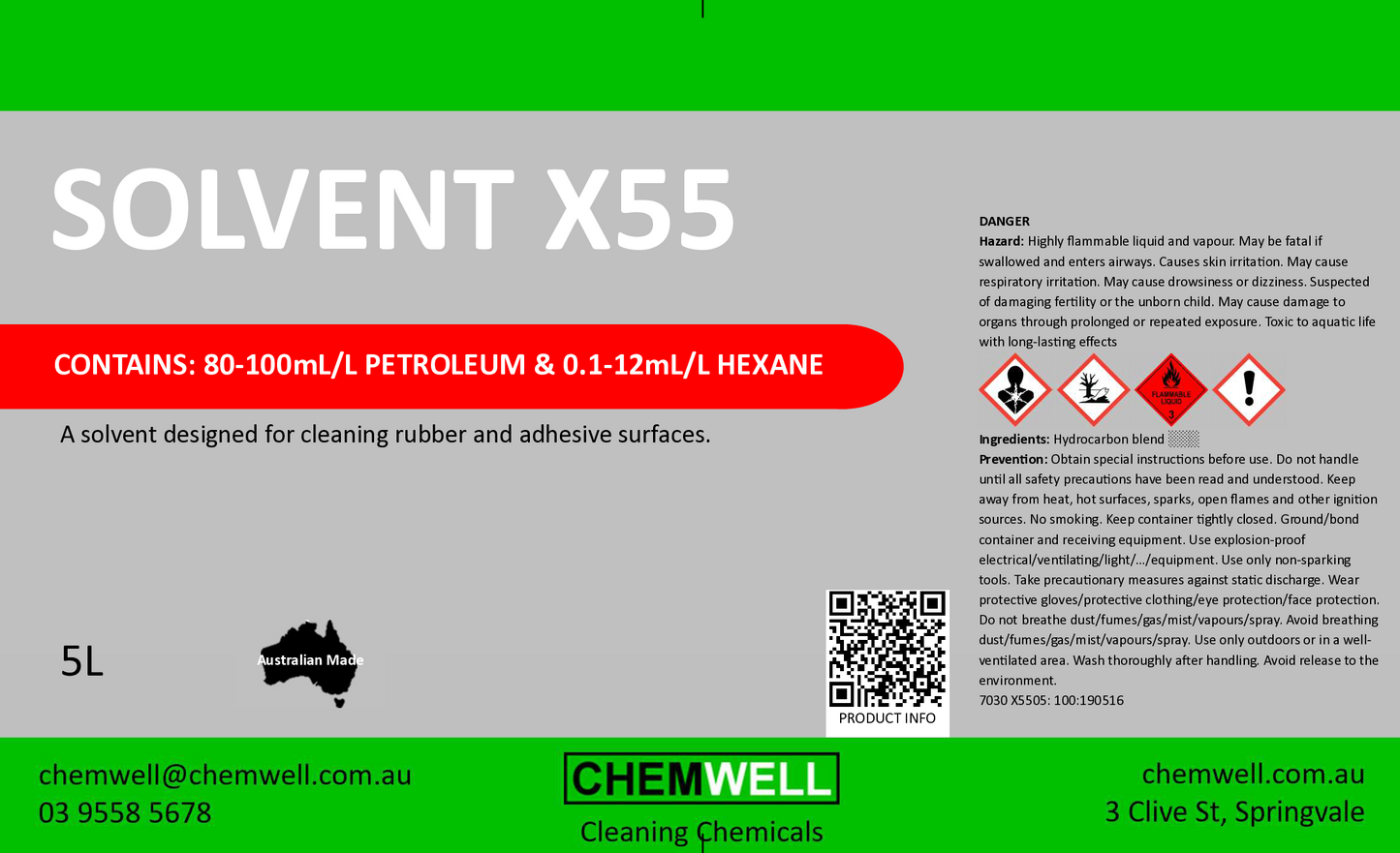 Solvent X55