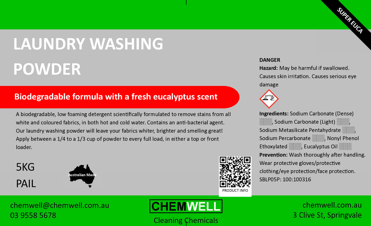 Laundry Washing Powder