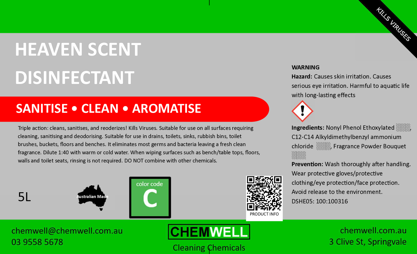 Heaven Scent Disinfectant