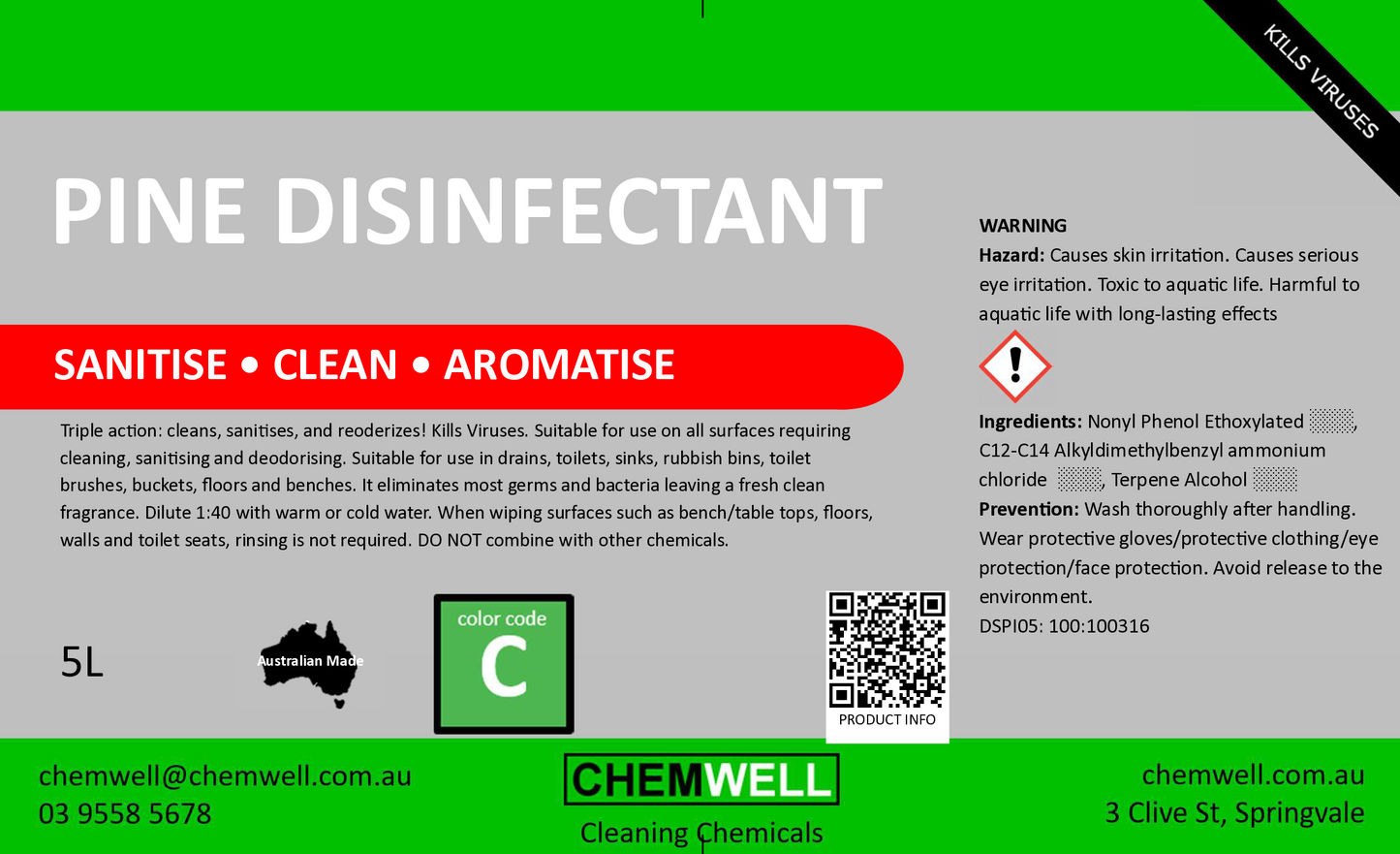Pine Disinfectant