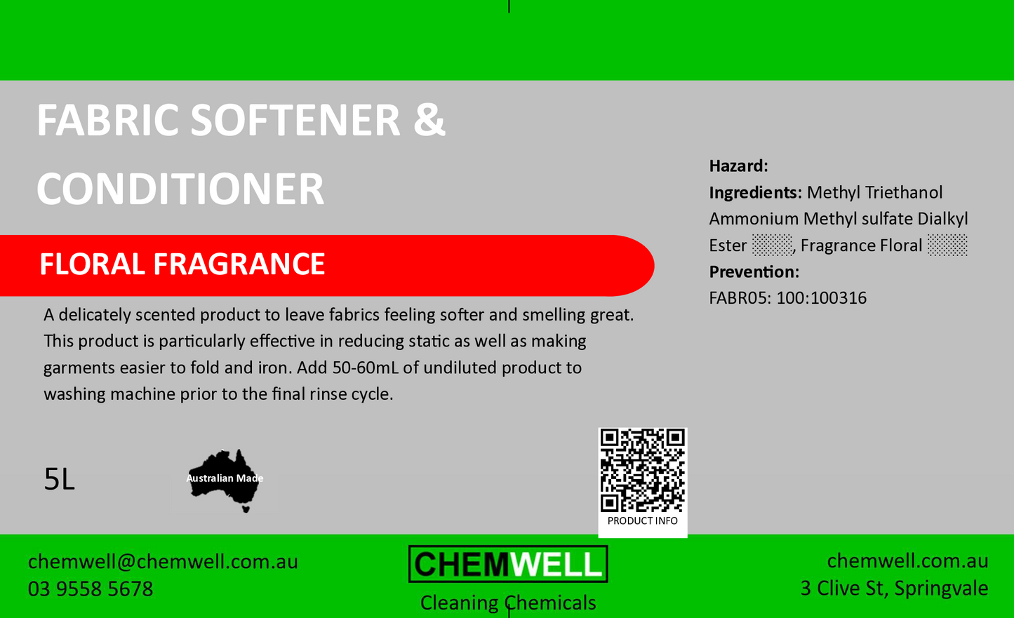 Fabric Softener & Conditioner