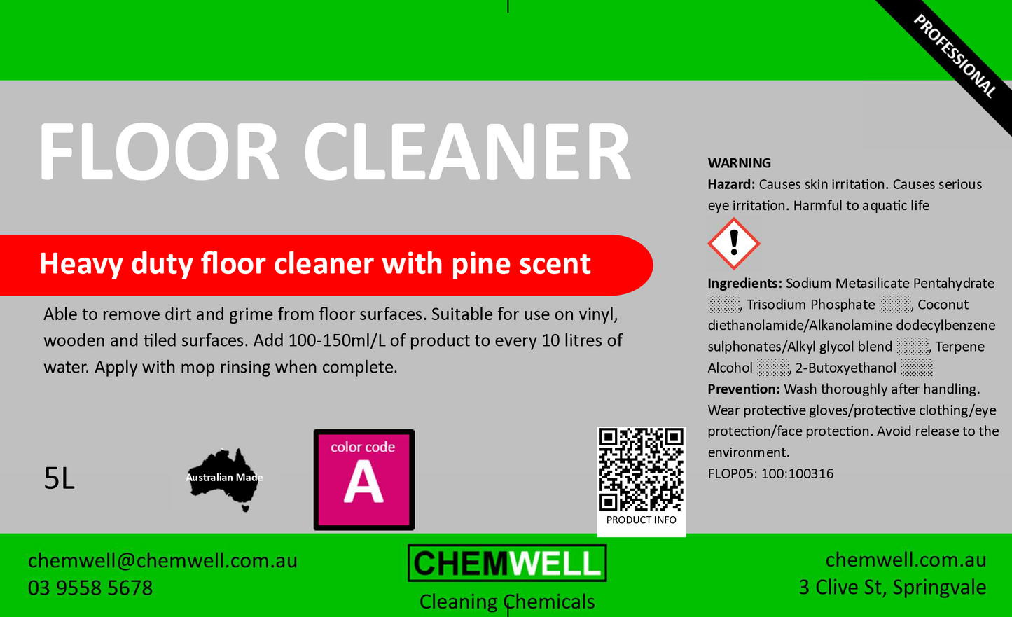 Floor Cleaner Pine Professional